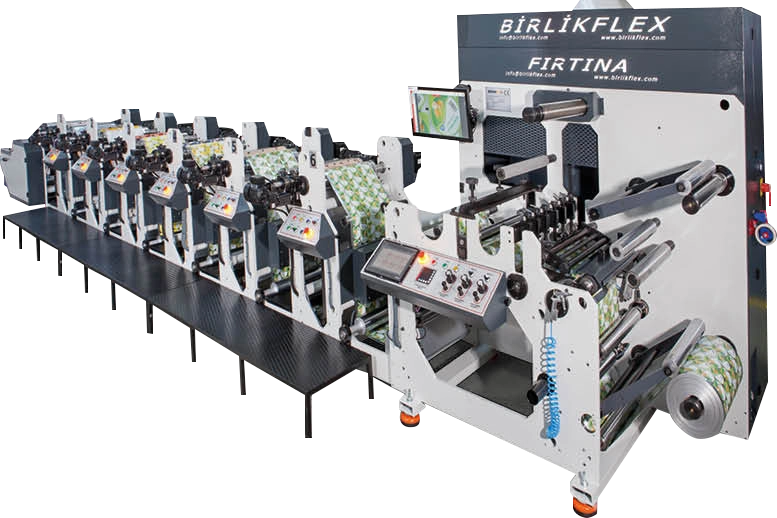 Sıralı Tip Flexo Baskı Makinesi