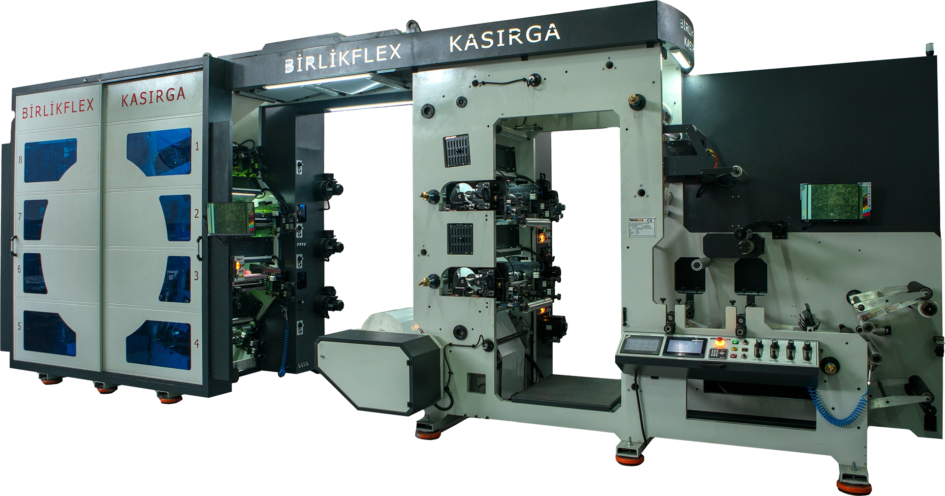 CI Etiket Flexo Baskı Makinesi