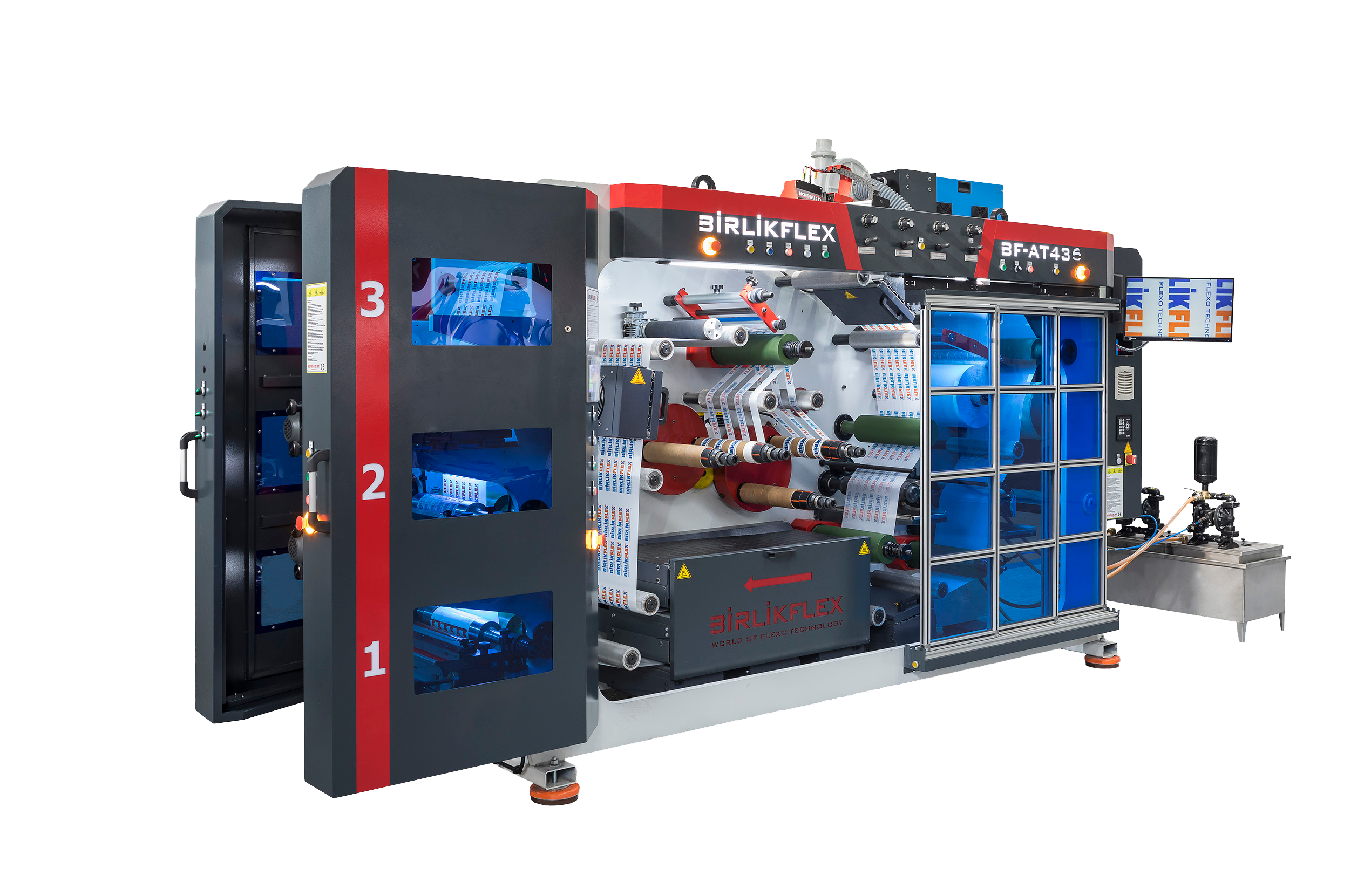 3 Renk Kolibandı Baskı Makinesi