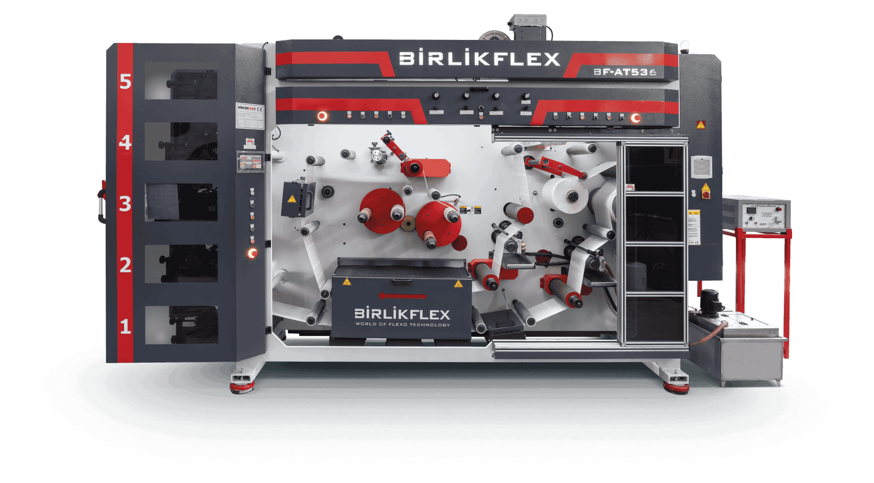 5 Renk Kolibandı Baskı Makinesi