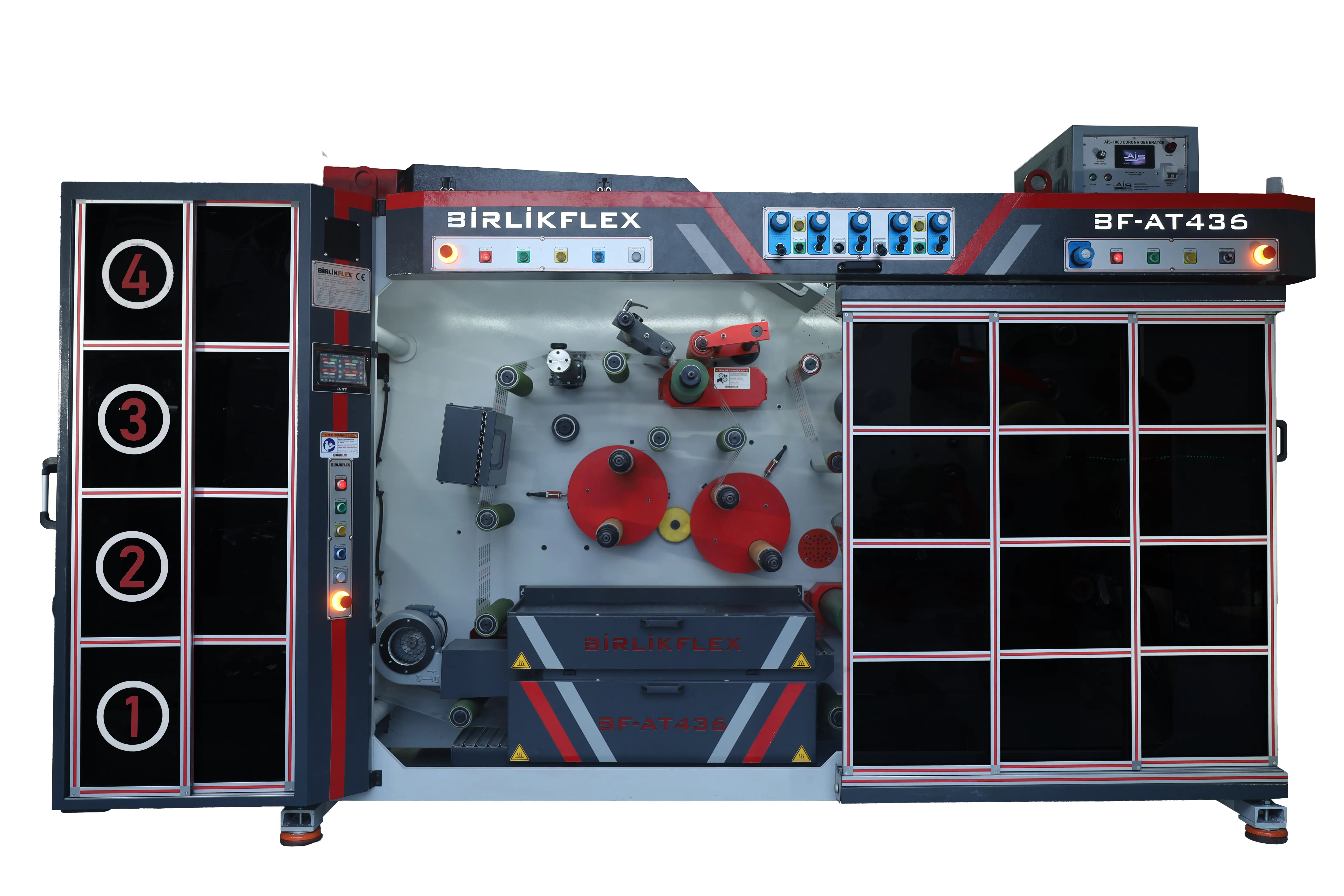 4 Renk Kolibandı Baskı Makinesi